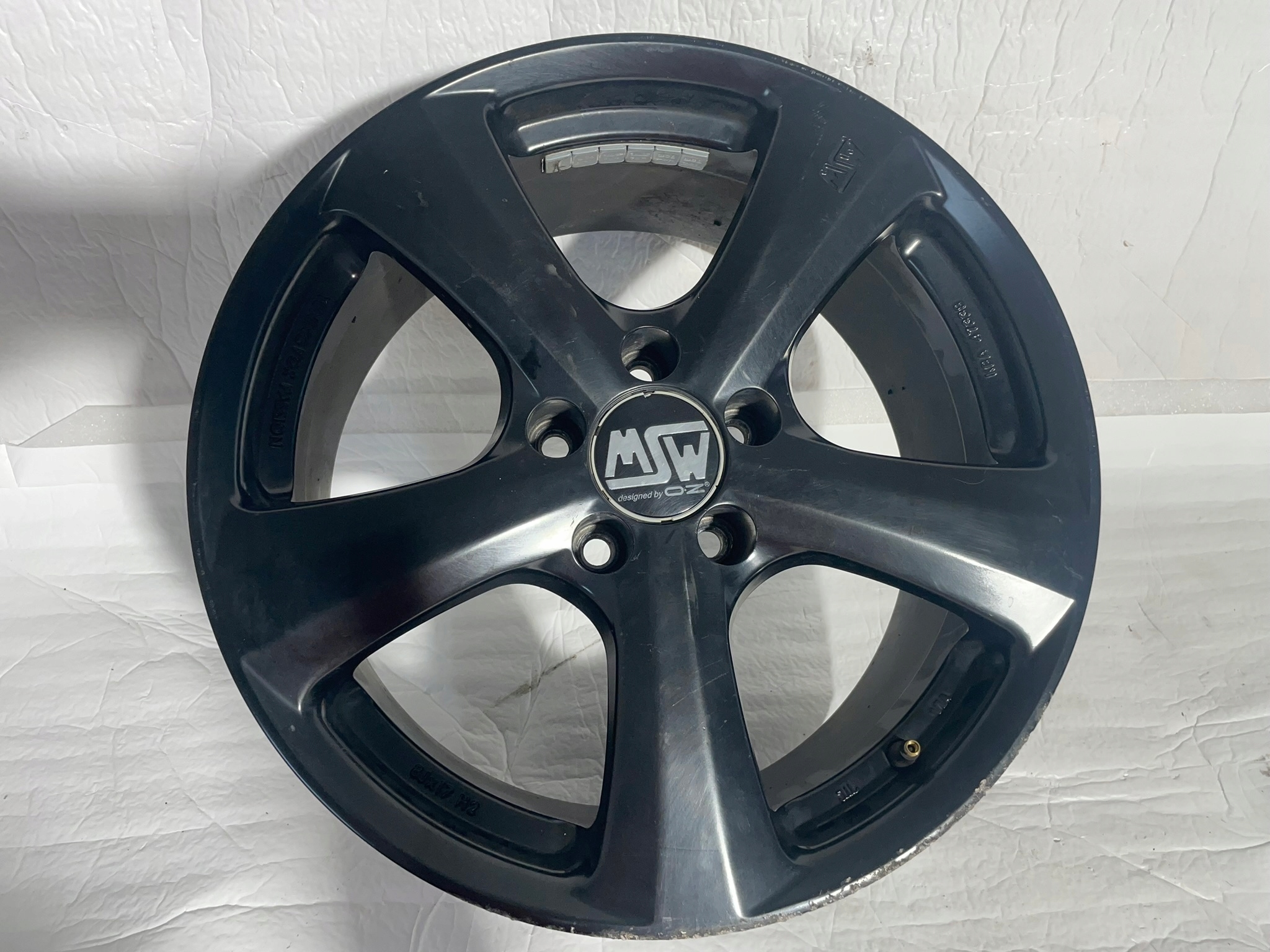 disc aluminium OZ MSW 19 BLACK 8Jx17 ET35 5x112 57.1