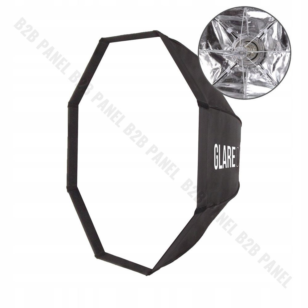 GlareOne Softbox oktagonalny 150 cm Easy Fold Bowens