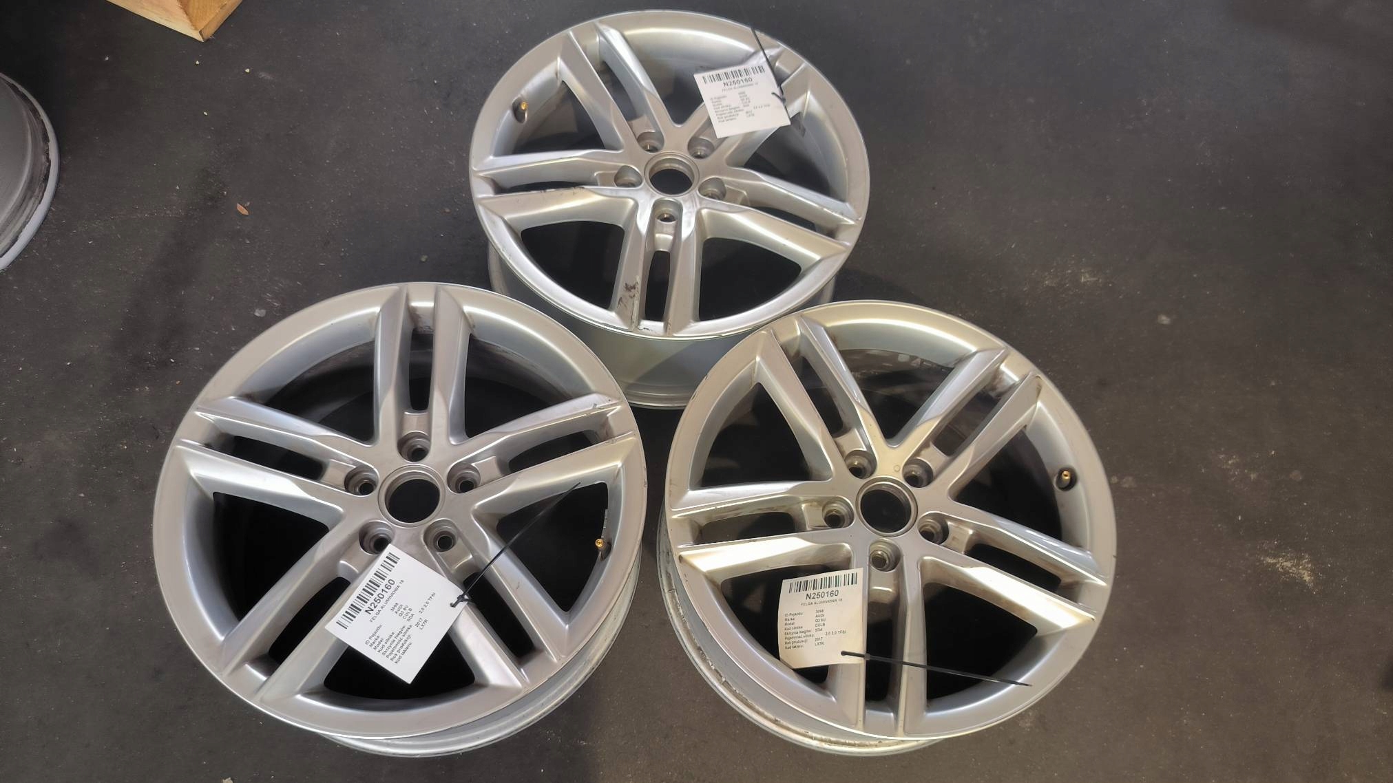 disk hliníkový 18 5x112 AUDI Q3 8U