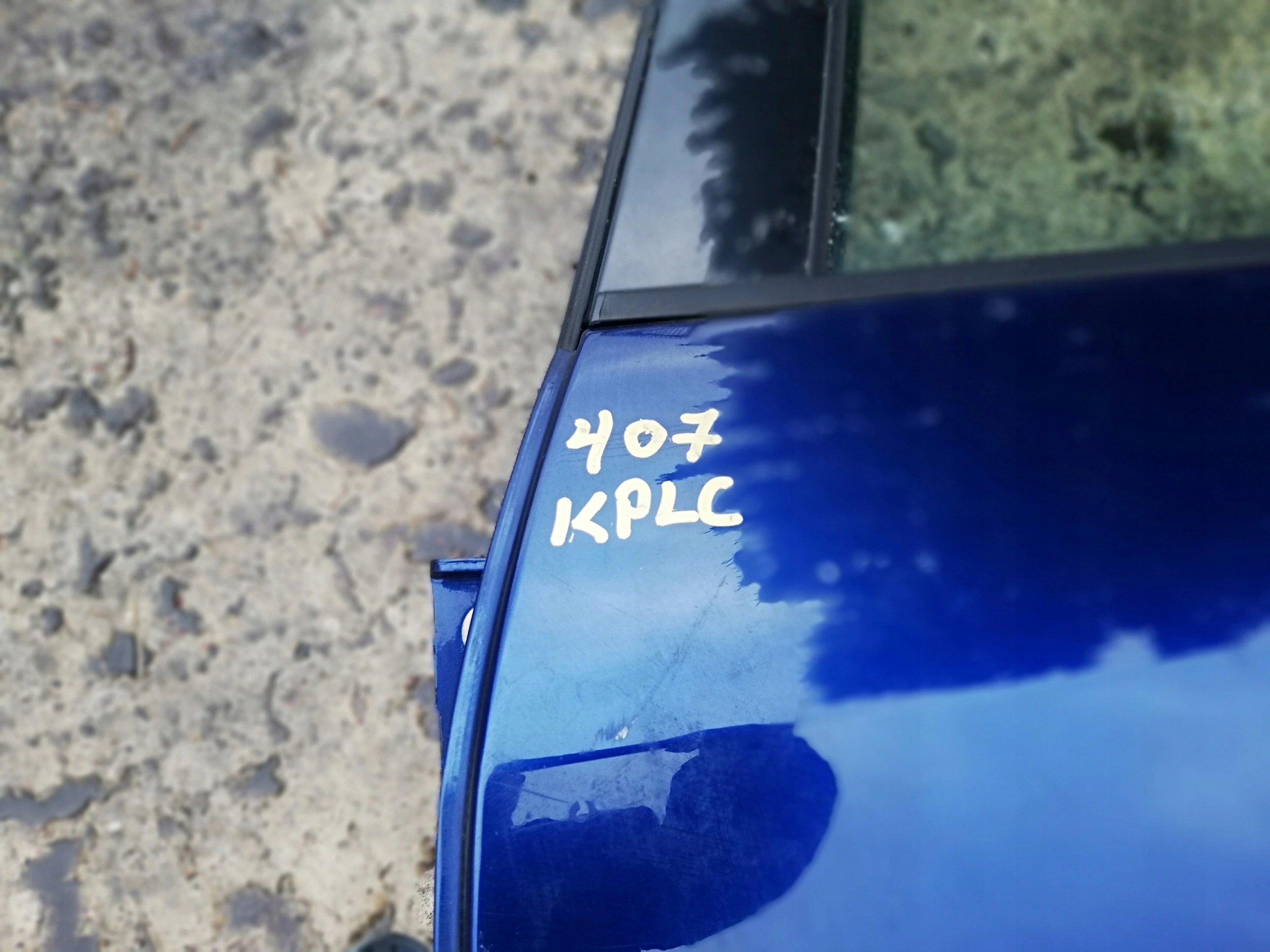 dveře záď PEUGEOT 407 KPLC