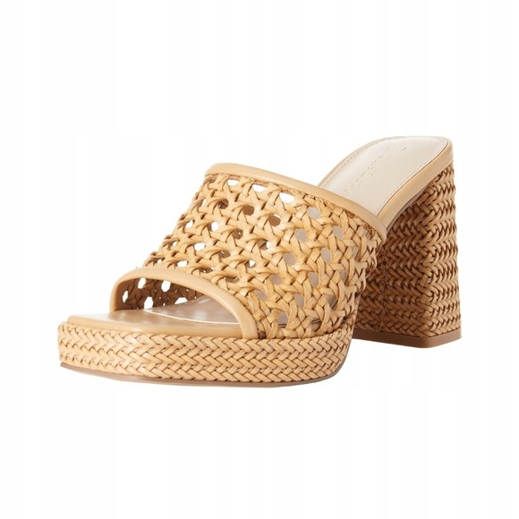 Elegantní Nazouváky S Pleteným Dekorem Na Sloupku 39,5 6CA