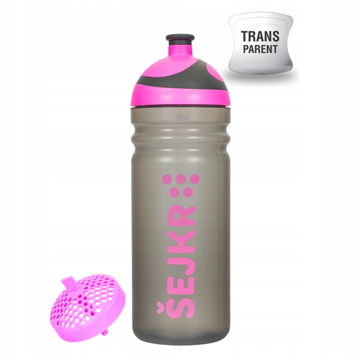 Zdrowy Bidon Shaker Różowy 0,7L