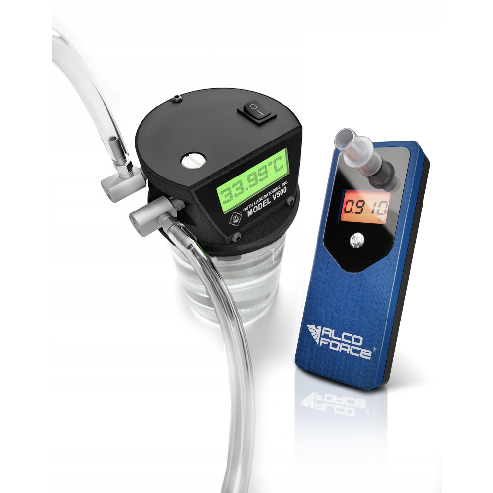 Alkomat Alcoforce EVO 1 ROK Kalibracji ustniki Equipment Included mouthpieces