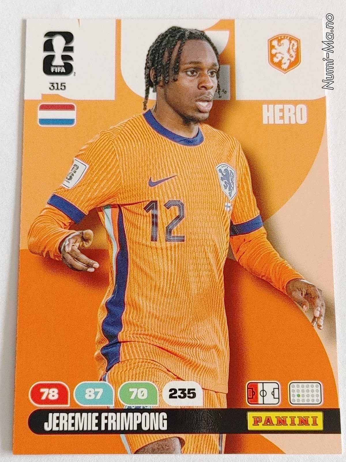 Fifa World Cup 2026 315 Netherlands Frimpong 1021