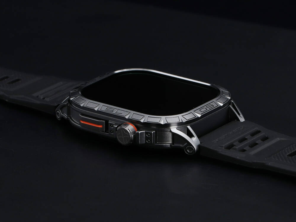 Smartwatch męski Z BRANSOLETĄ WODOSZCZELNY KOMPAS GlacierX puls Czarny Kompatybilność systemowa Android iOS