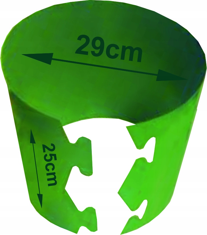 Spínací květináče 29x25 pro pěstování zeleniny – 6 ks – Kvalita Tvrdé Pvc