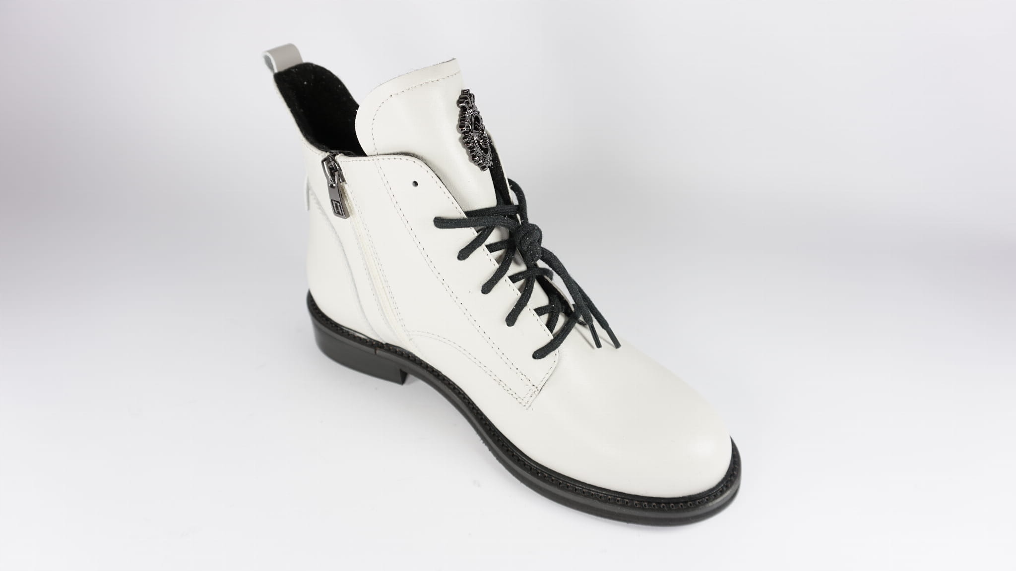 BOTKI NESSI 19628 SZARY 163 FILC R36 Długość wkładki 23.5 cm