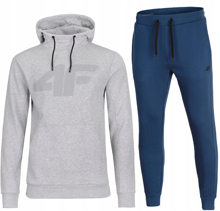 

4F Męski Dres Bawełna Komplet Bluza Spodnie / XXL