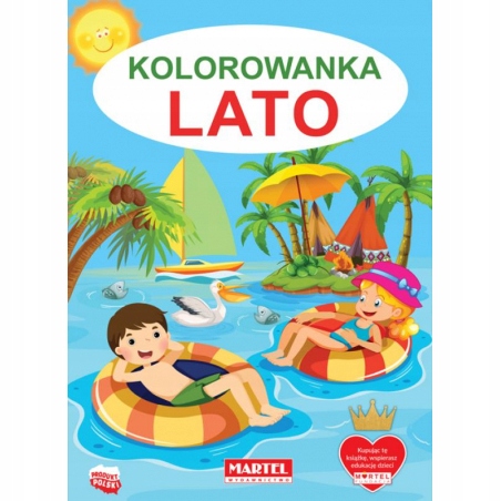 Kolorowanka malowanka lato Martel