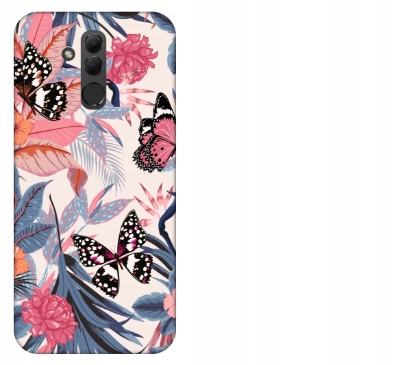 

Etui pokrowiec Huawei Mate 20 Lite Motyle dżungla