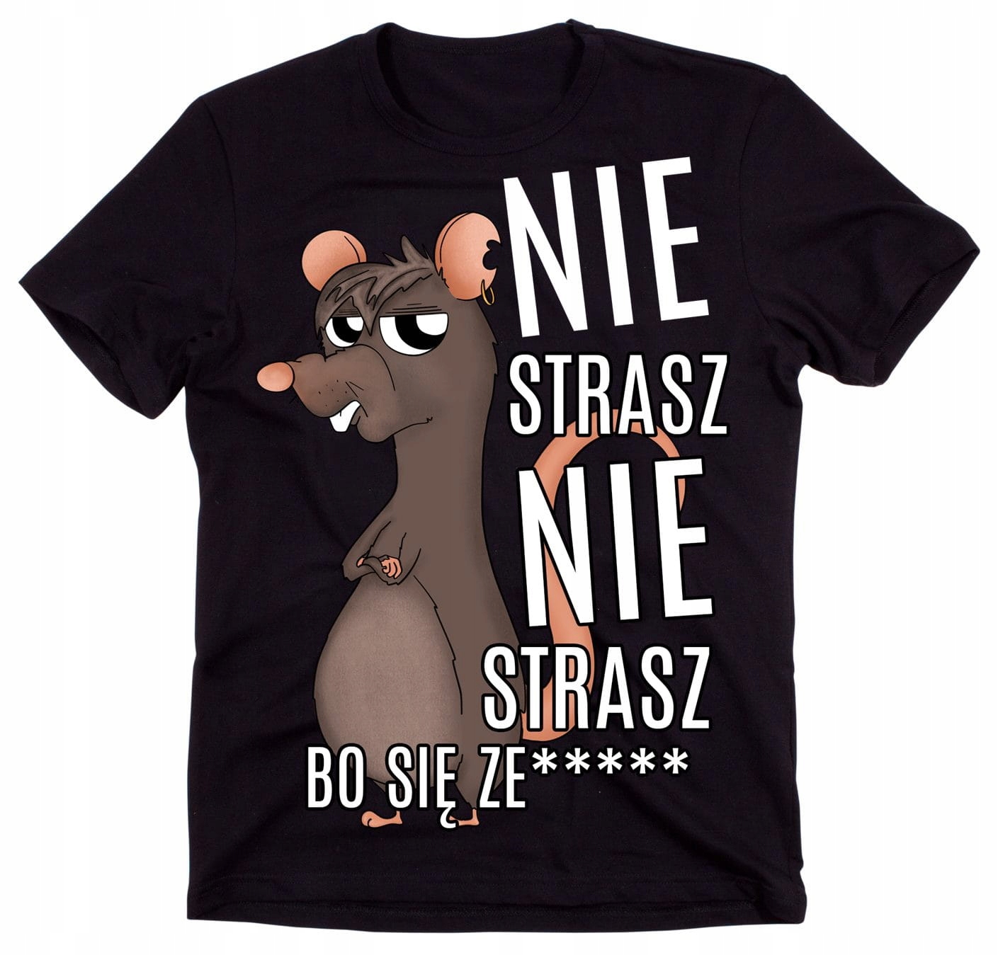 

Koszulka śmieszna- nie strasz nie strasz,,roz XL