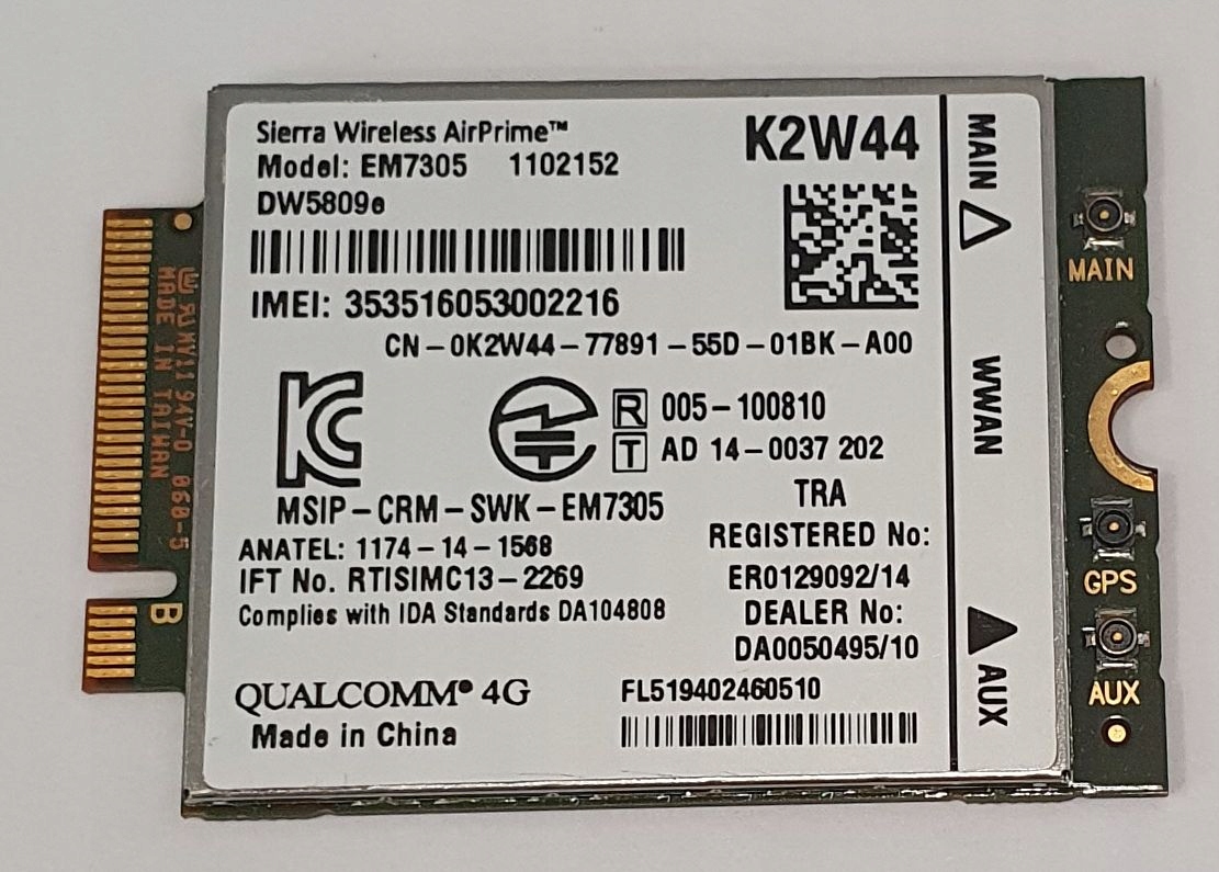 KARTA WIFI K2W44 DW5809e