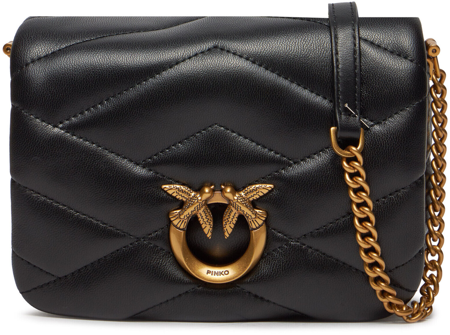 Pinko italská malá kabelka přes rameno kabelka Love Click Puff Baby Novinka Italy