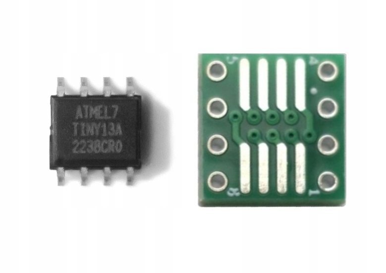 Mikrokontroler ATTINY13A-SS7 z adapterem