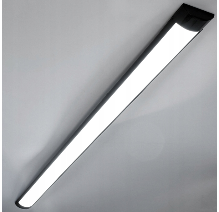 4x Lampa LED Oprawa Natynkowa 120 cm 36W Panel czarny SuperLED 4000K Marka SuperLED