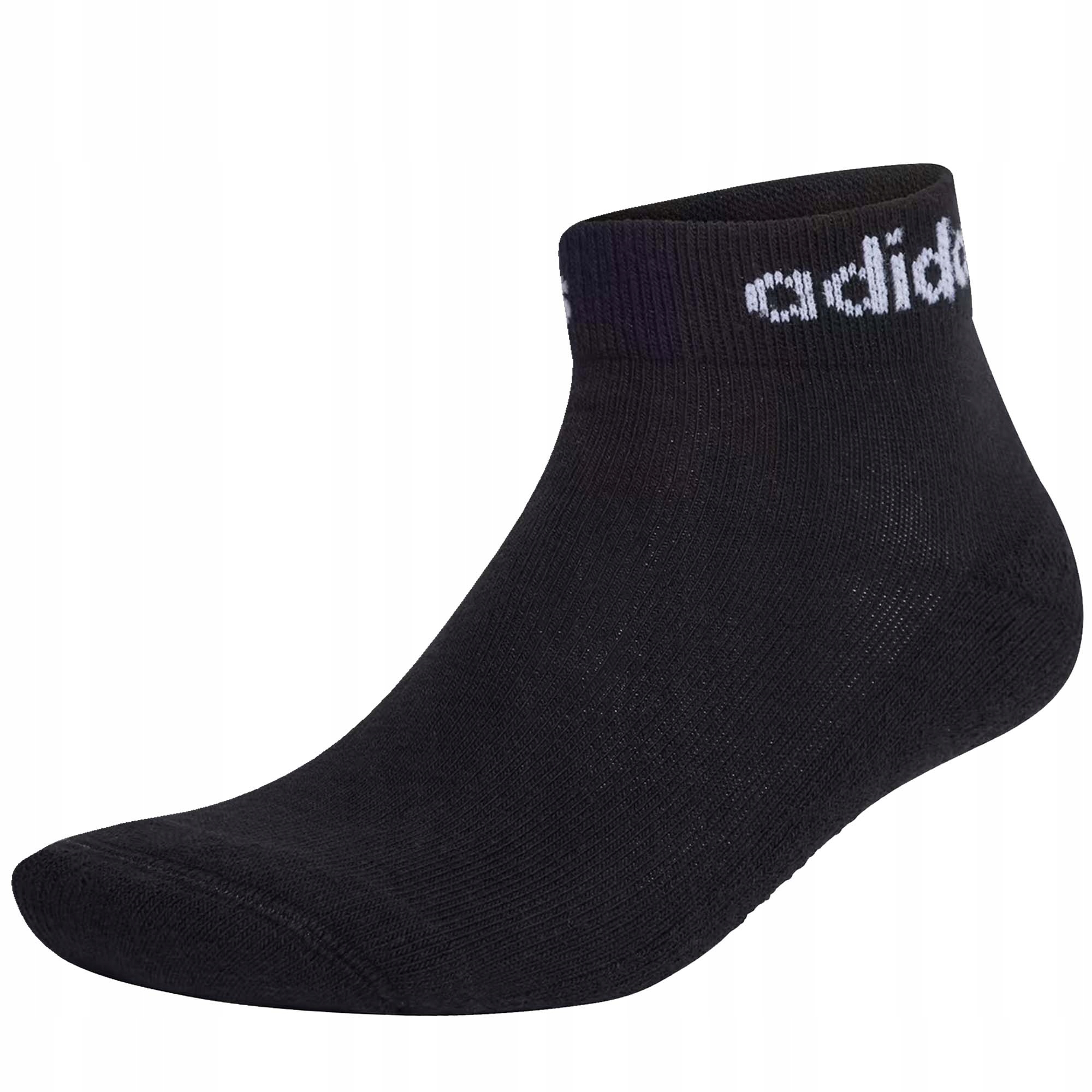 ADIDAS SKARPETY BAWEŁNA MĘSKIE KOSTKI CZARNE 3-PAK Marka adidas