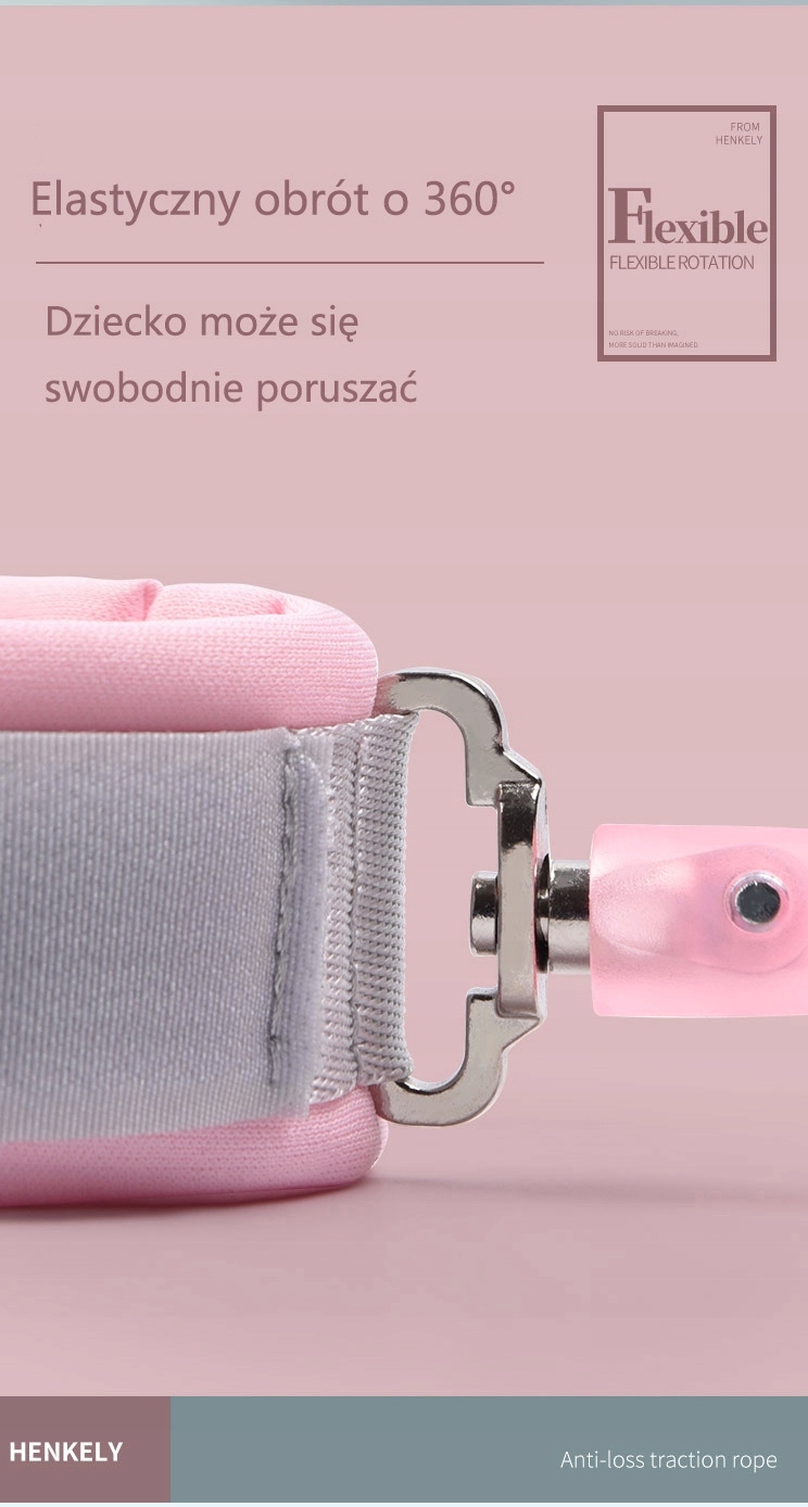 2 w 1 SMYCZ na RĘKĘ OPASKA SZELKI BEZPIECZEŃSTWA Rodzaj inny