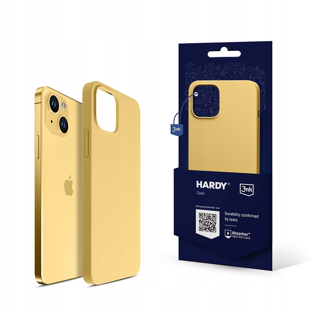 Žluté Pouzdro na iPhone 15 Plus 3mk Hardy Case Yellow
