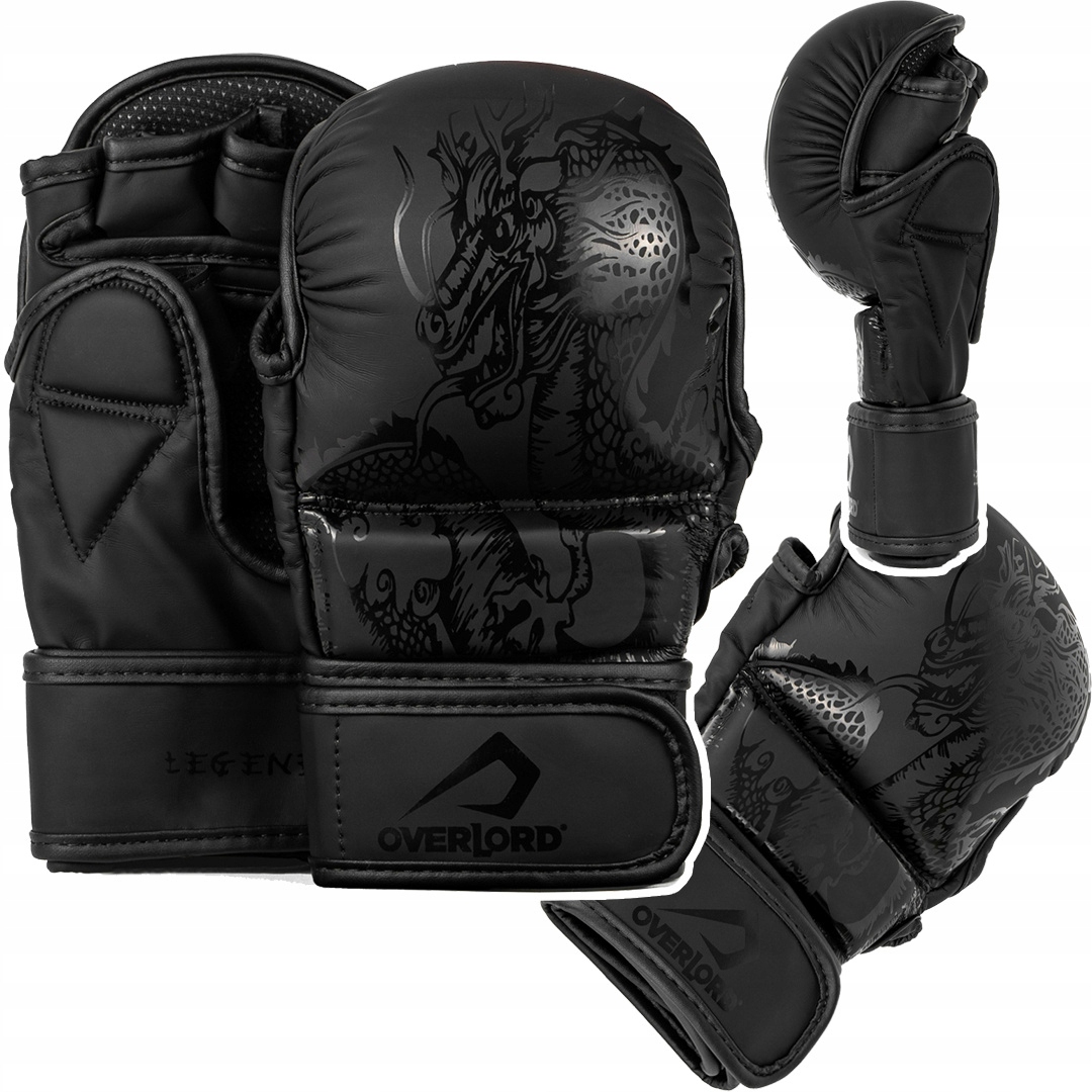 Rękawice sparingowe Mma Overlord Legend Czarne r. L