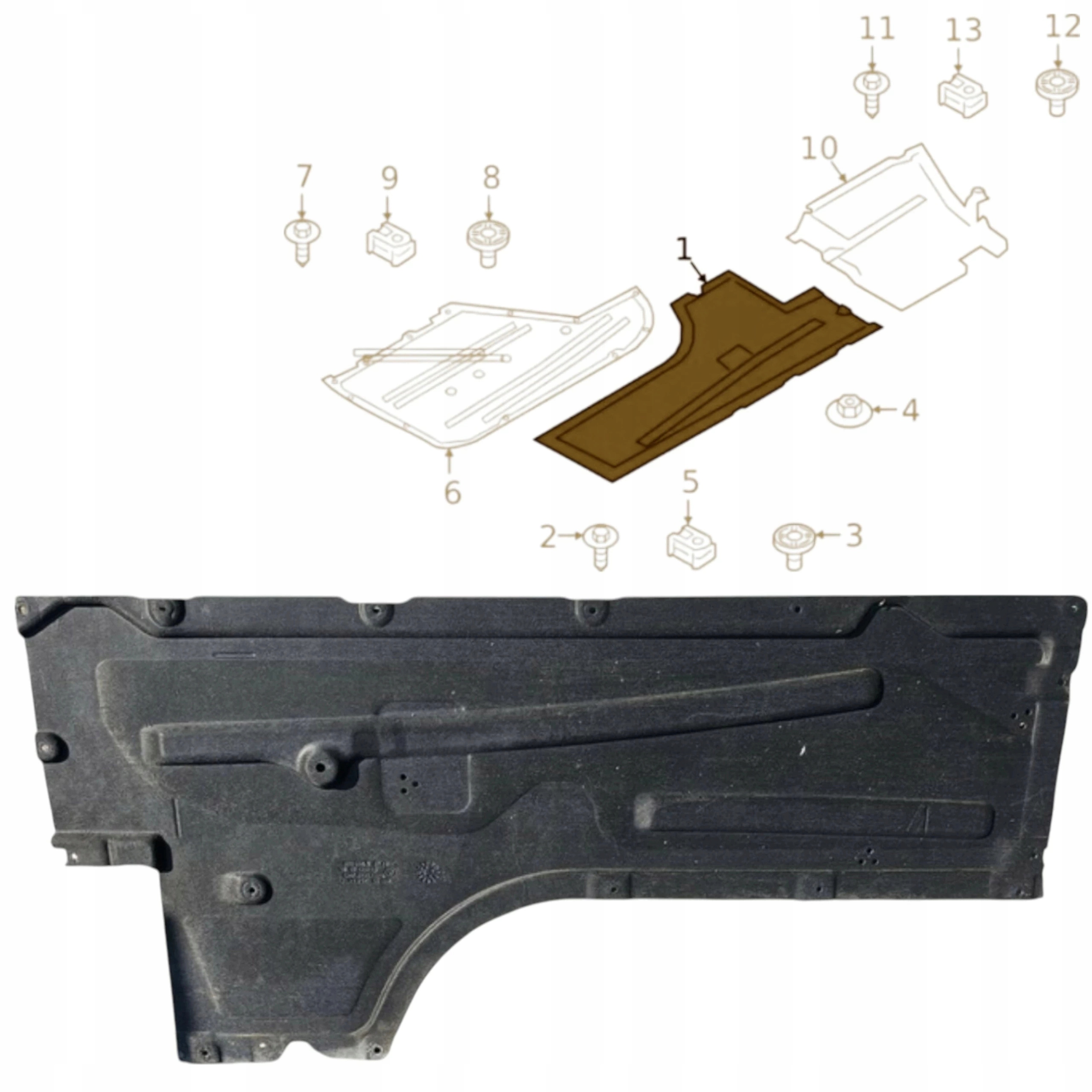 Kryt Prahu Podvozku Levý 51757340865 Bmw 3 G20 G21 2018+