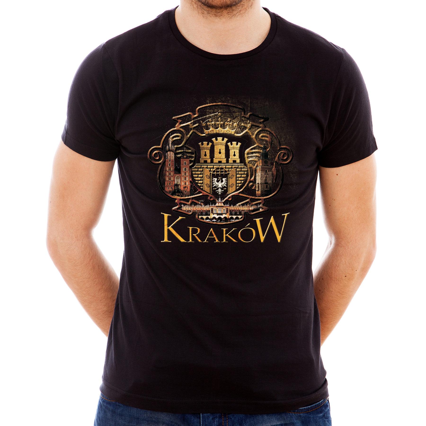 

Koszulka Kraków Herb (M):: XL,: czarny