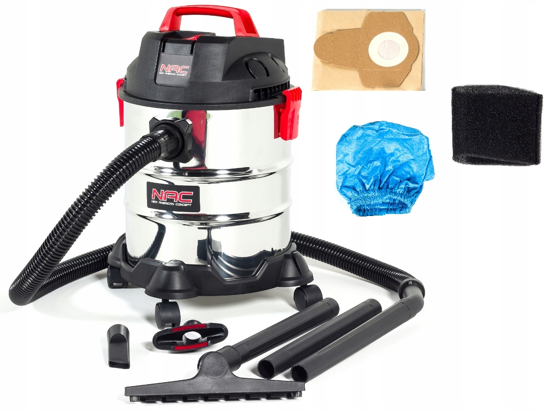 

Nac Odkurzacz Przemysłowy VC120-20-KL 1200W 20L