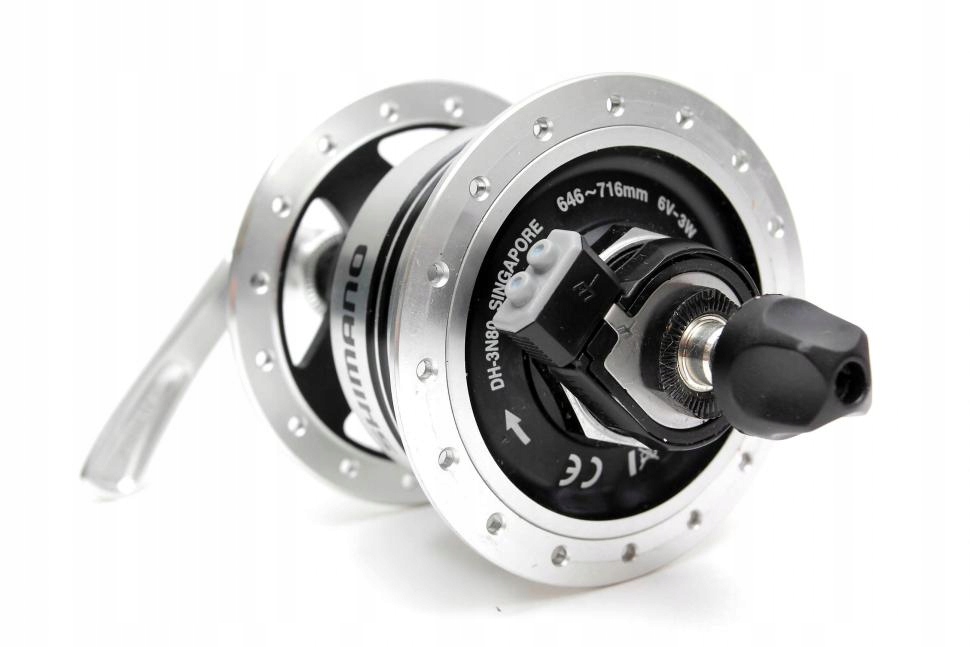 Piasta z dynamem Shimano DH-3N80 646-716 mm 32 H