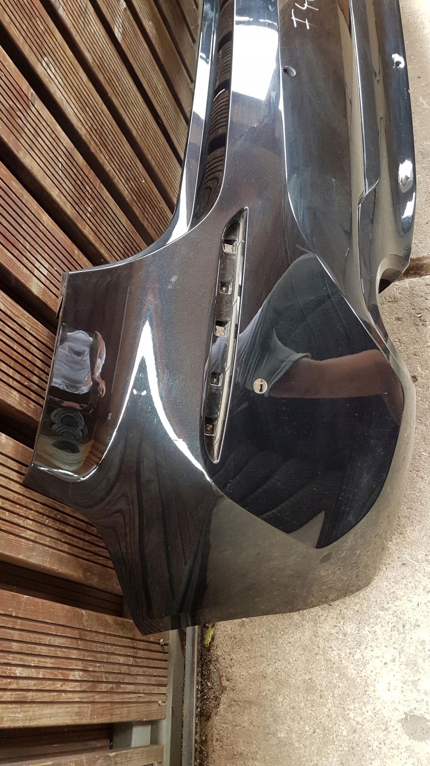 bumper rear BMW SERIA 1 F40 BLACK SAPHIRE