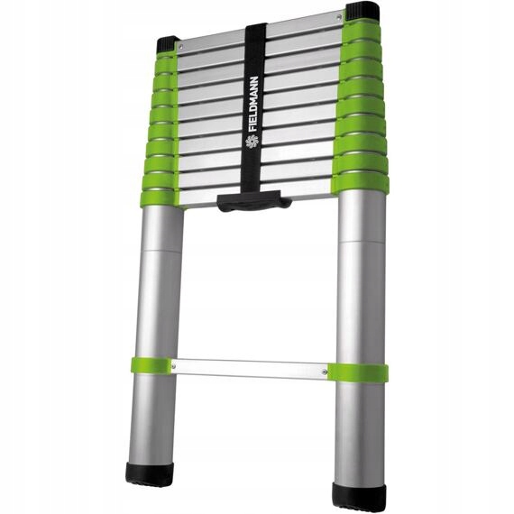 Fieldmann rebrík teleskopický Fzz 4002, max.320cm, nosnosť 150kg, 11 priečok