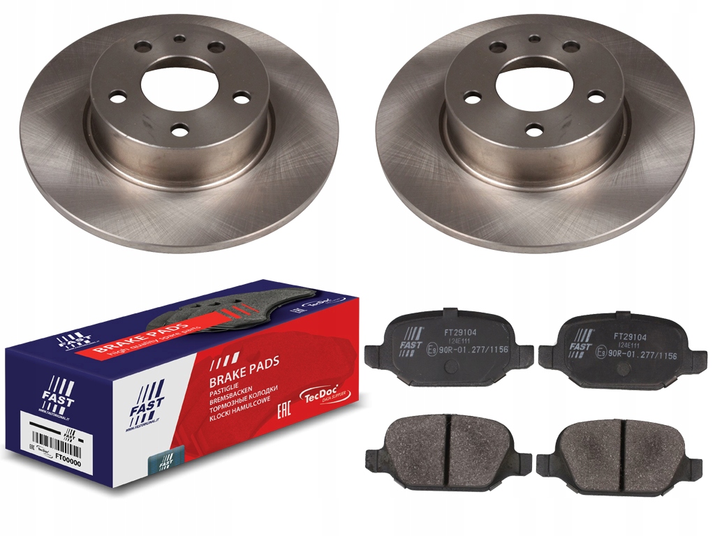 Kompletní Sada Kotouče Kostky Alfa Romeo 147 Zadní