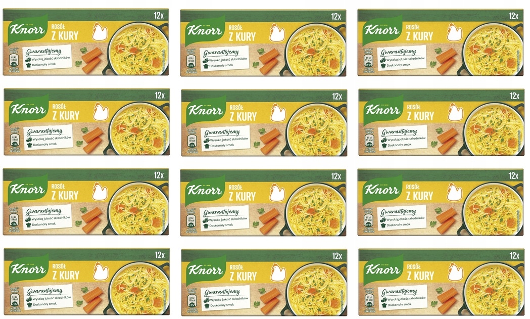 Levně 12 x 120 g Knorr Vývar z kuřecího Kartonu