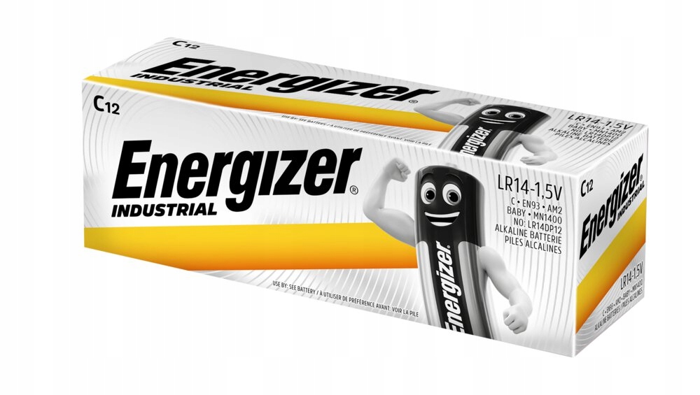 12 x BATERIA ENERGIZER INDUSTRIAL LR14 R14 C Kod producenta EN-361070