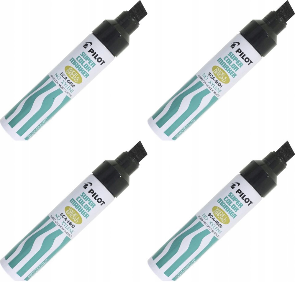 Marker permanentny PILOT JUMBO czarny x 4