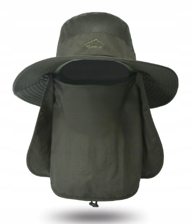 KAPELUSZ PRZECIWSŁONECZNY RYBACKI Z OSŁONĄ NA KARK Model y
