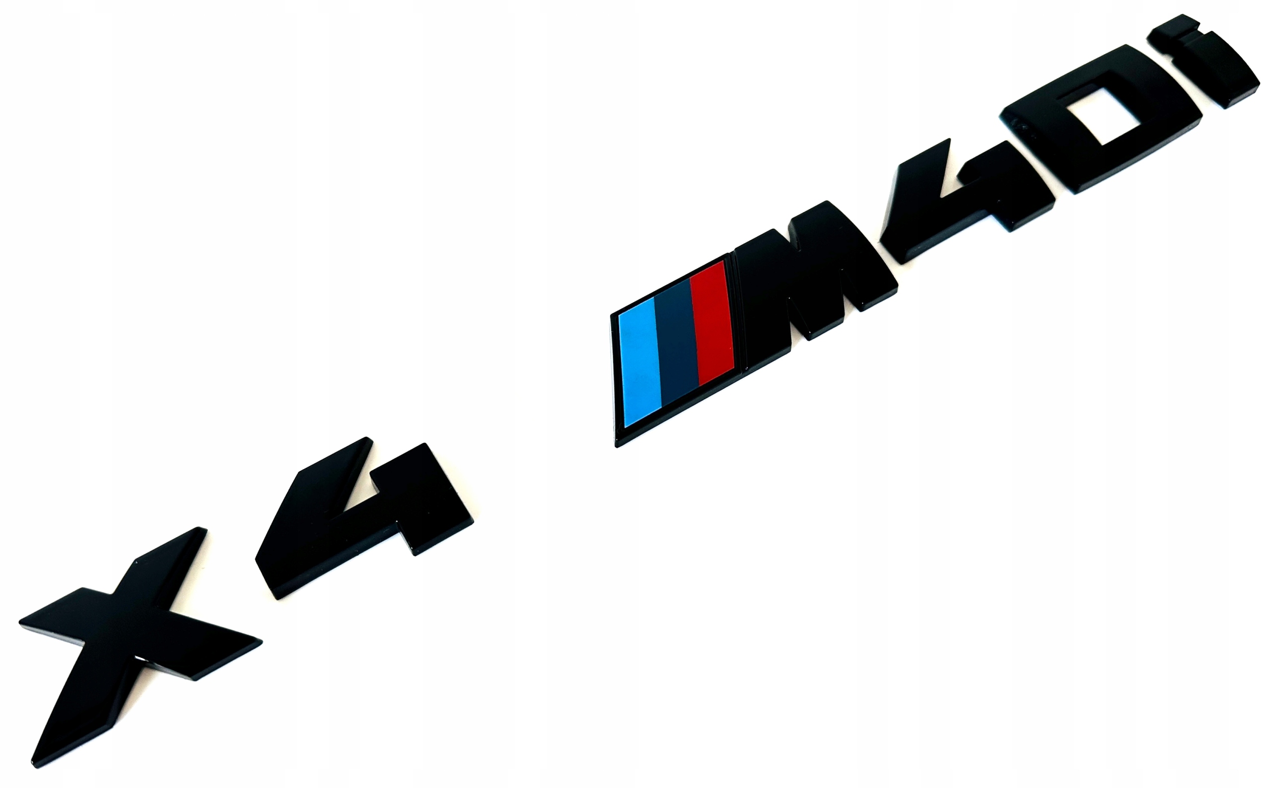 Bmw X4 M40i X4 M 40i Performance emblém logo znak nápis čierny