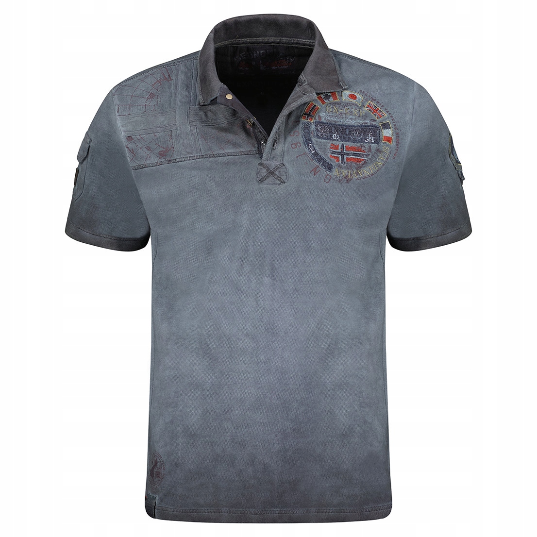 Geographical Norway polokošile pánská Kinflat Men M tmavě modrá