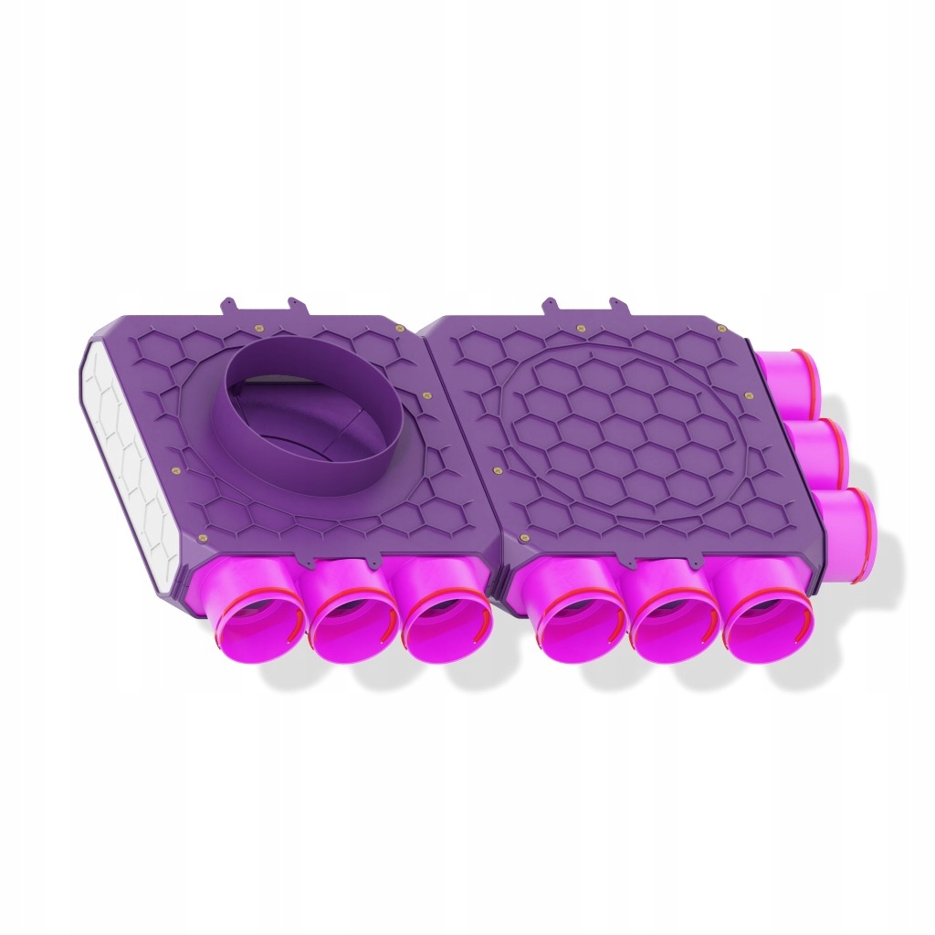 Skrzynka rozdzielcza zamknięta 200mm 9x90mm 2M