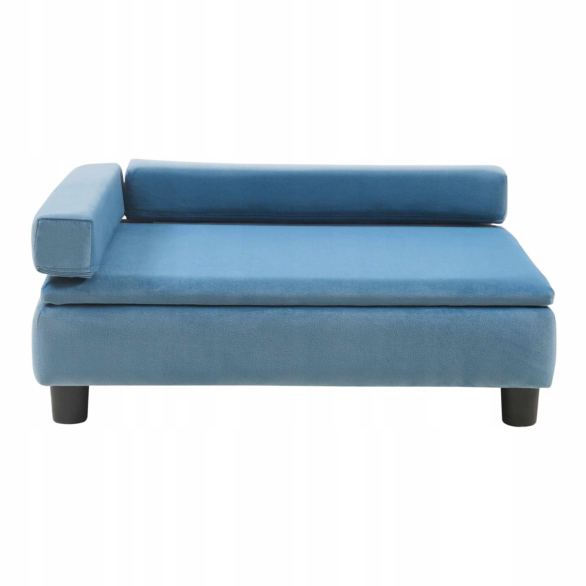 Levně Pelíšek pro zvířata Salkonssad 60x45x24 cm, sametové, modré