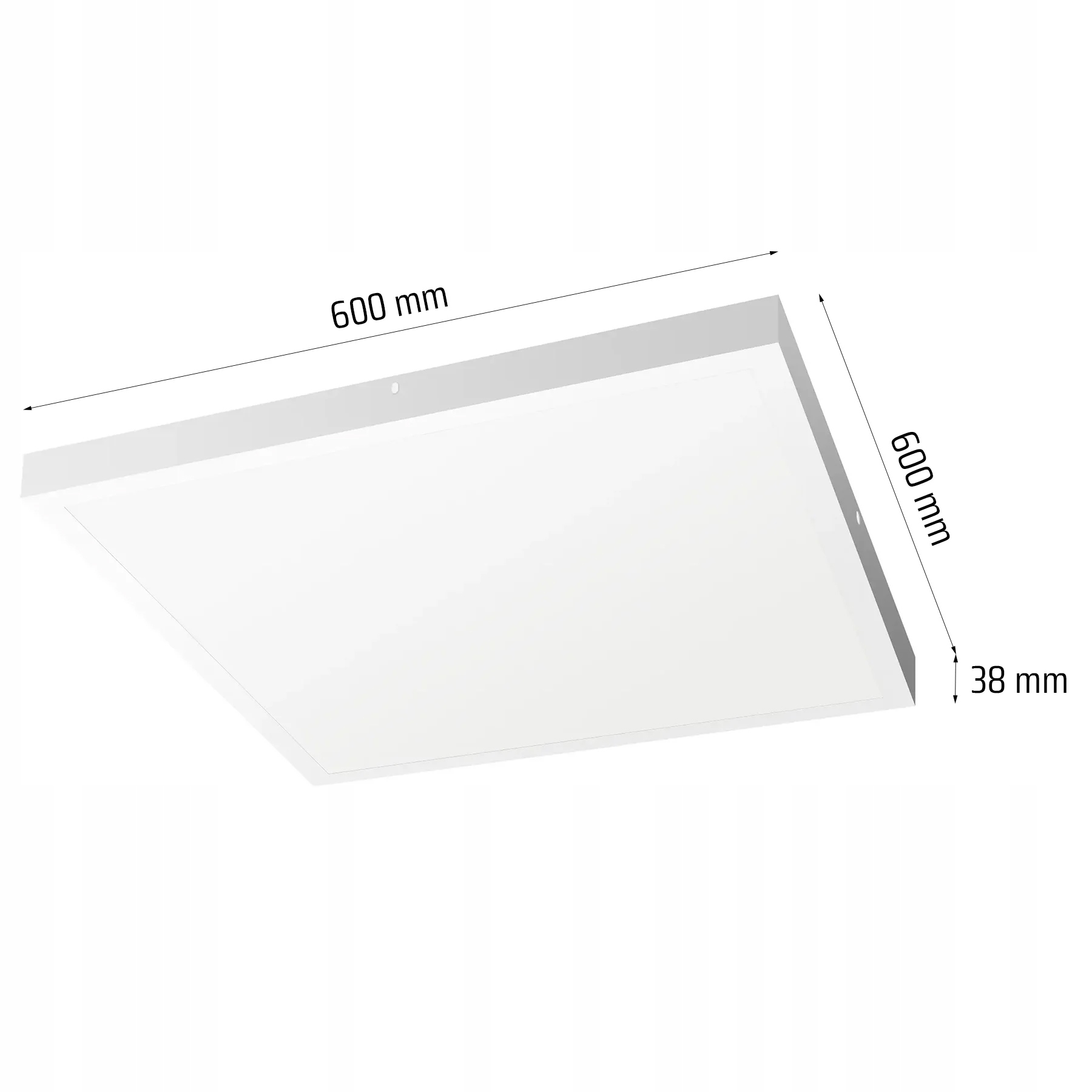 NOWOCZESNY Panel LED Sufitowy 60W NATYNKOWY 60 x 60 cm Plafon CCD 5760 lm Klasa efektywności energetycznej E
