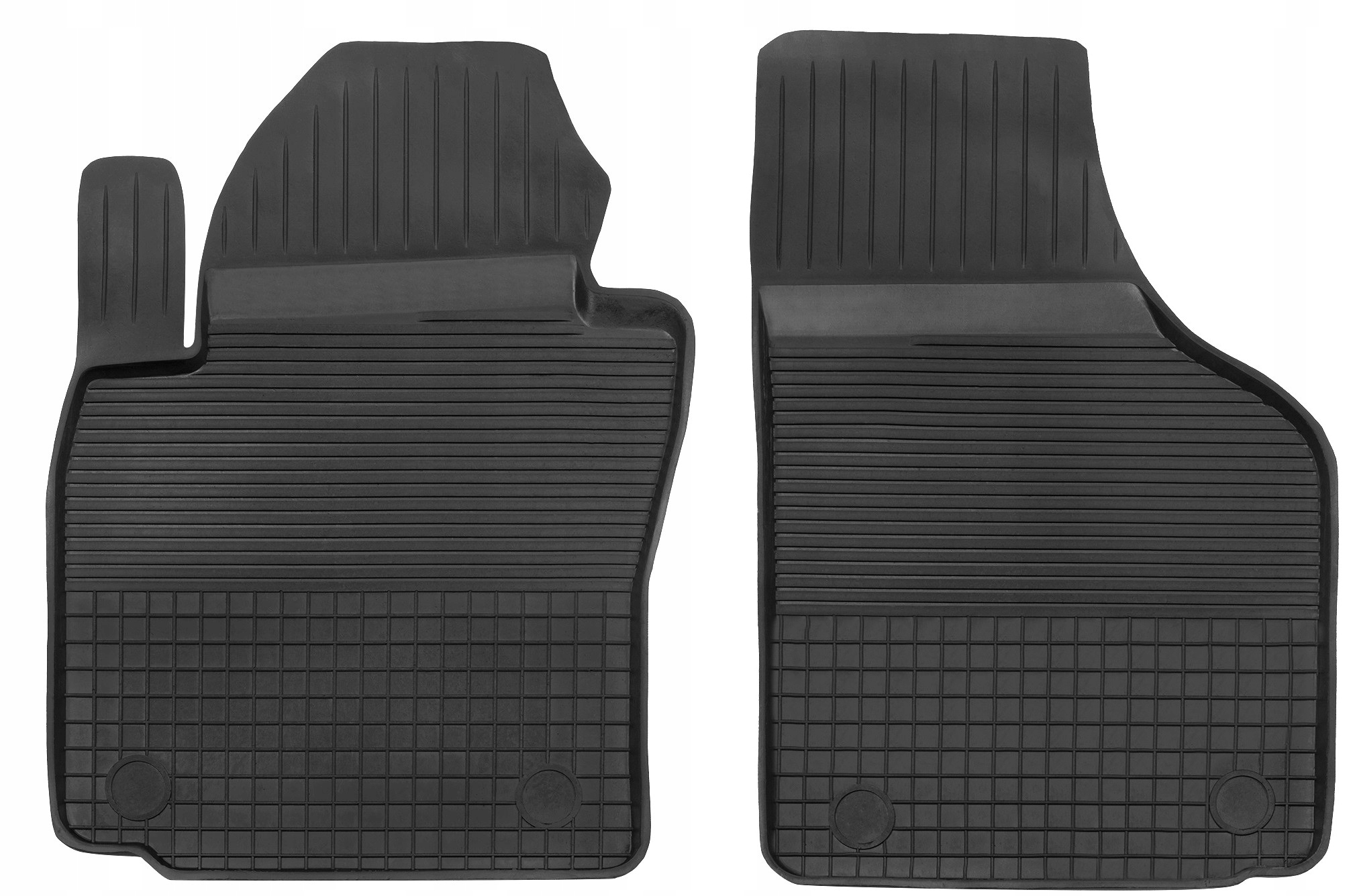 Dywaniki gumowe na przód rant 2 cm do Vw Passat B7 2010-2014