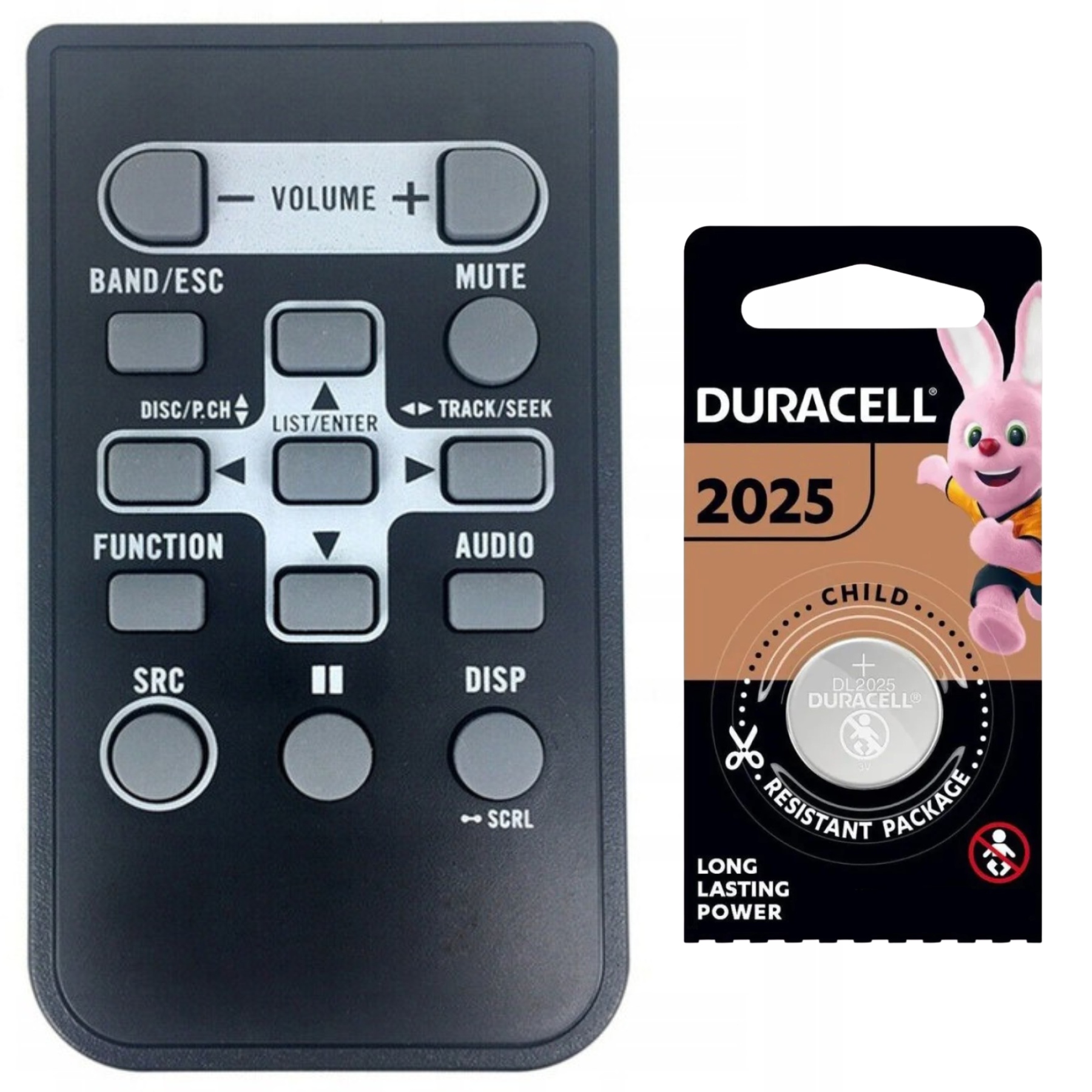 Dálkový Ovladač QXE1047 Pro Rádio Pioneer DEH-150MP DEH15MP DEH-15UB Duracell CR2025