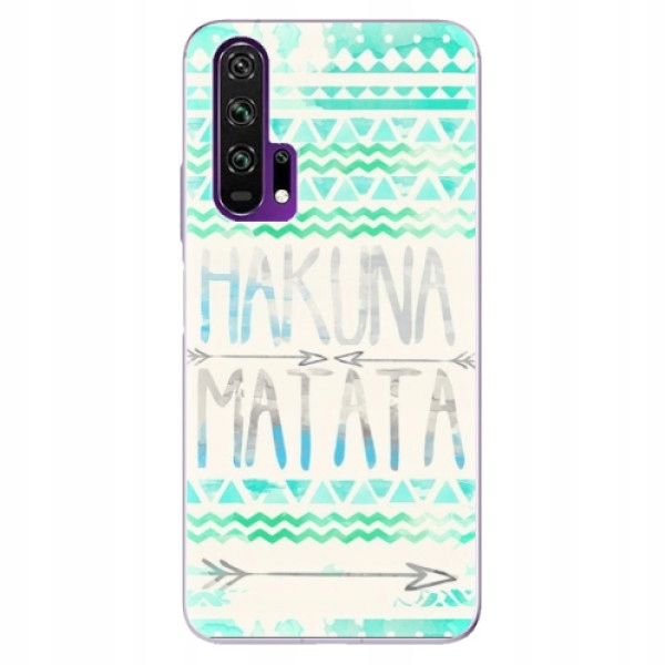 Silikonowe etui iSaprio Hakuna Matata Green do Honor 20 Pro