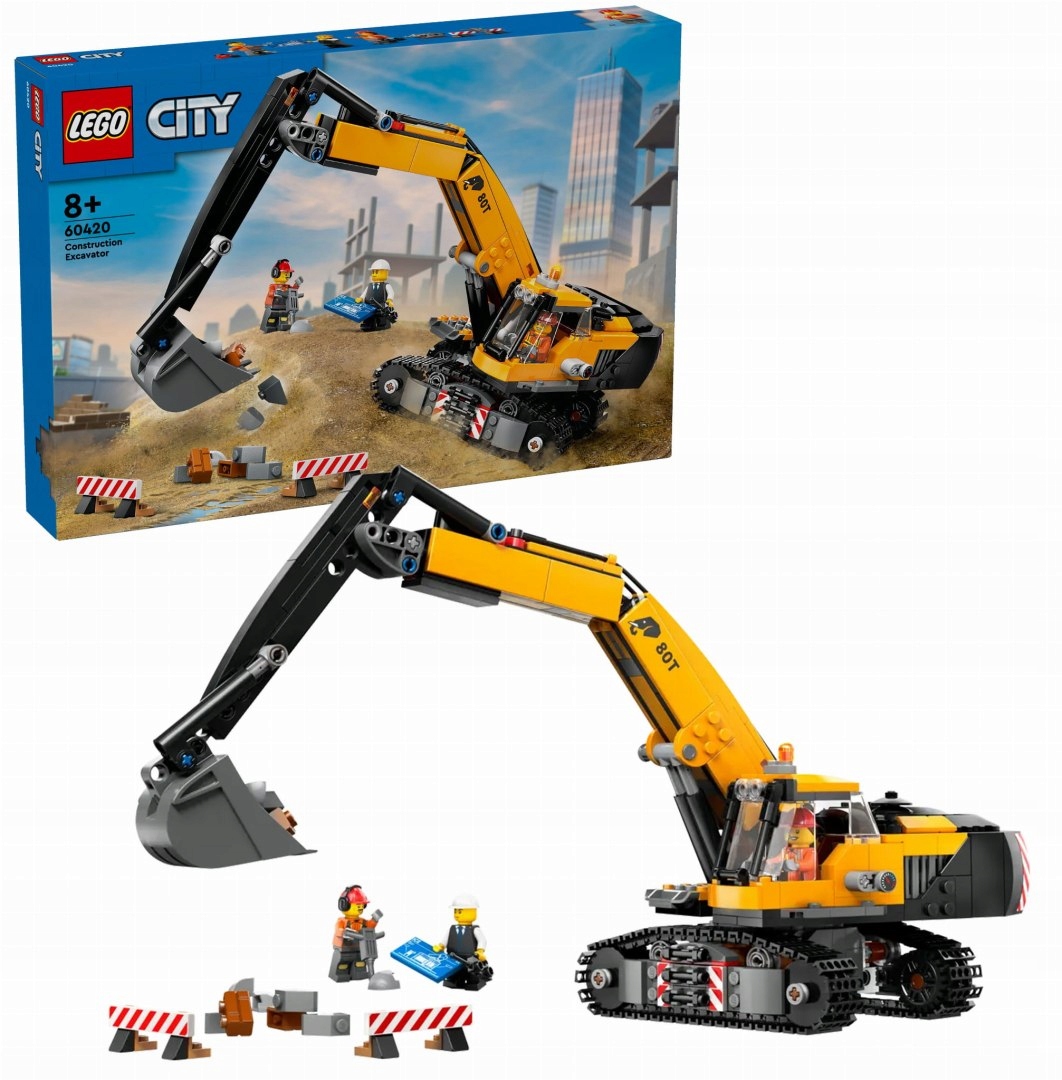 60420 Lego City Žlutý bagr