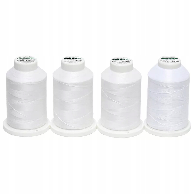 Sada nití Madeira pro šití na overlocku bílá