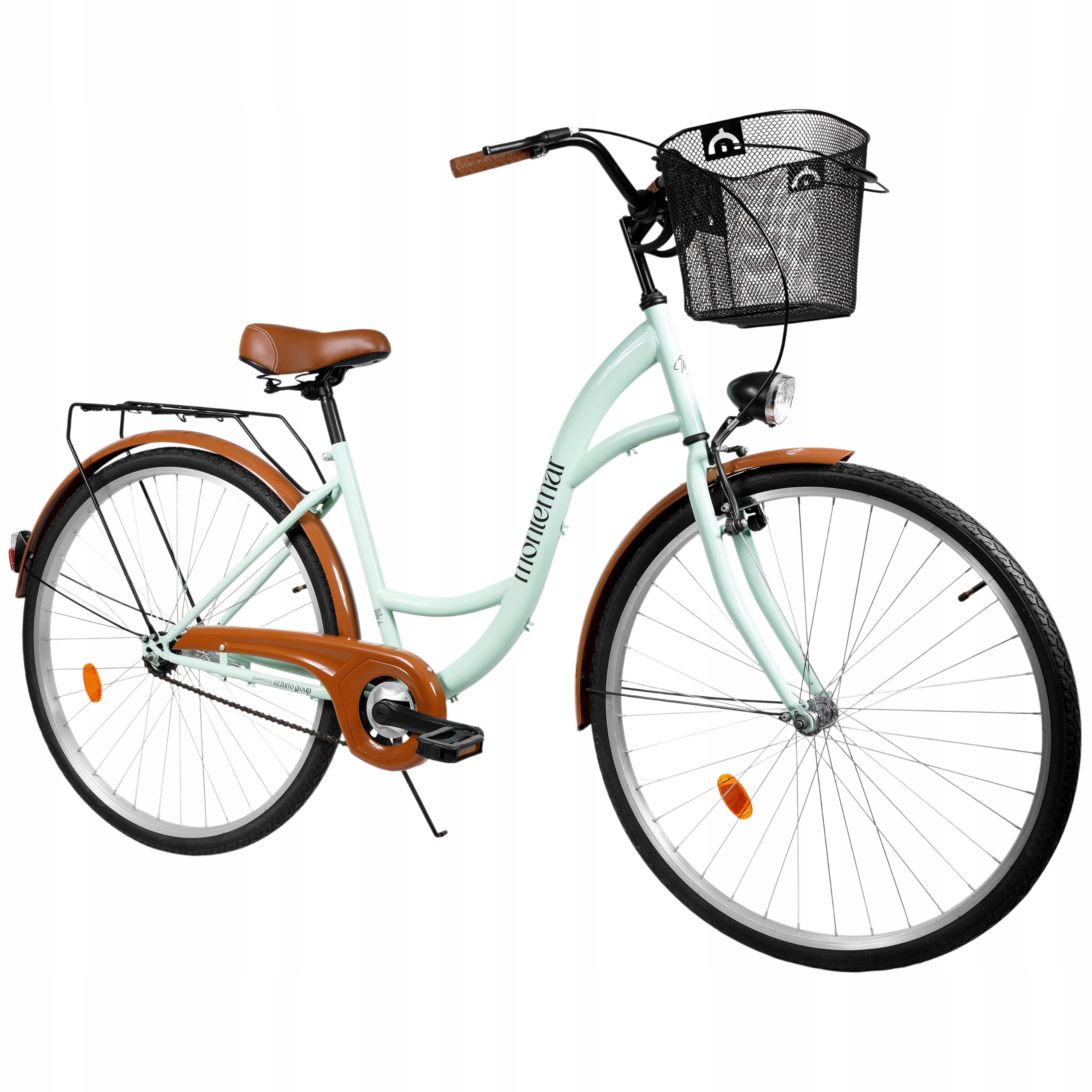 Rower Miejski Montemar Damka 28 cali Damski Retro Miętowy Polski Producent