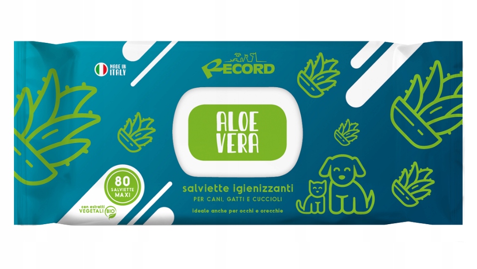 

Record chusteczki nawilżane Maxi z Aloe Vera 80szt