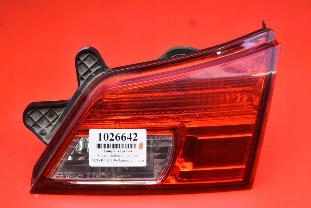 light right rear part rear 132-20072 SUBARU OUTBACK 4 IV 09-12