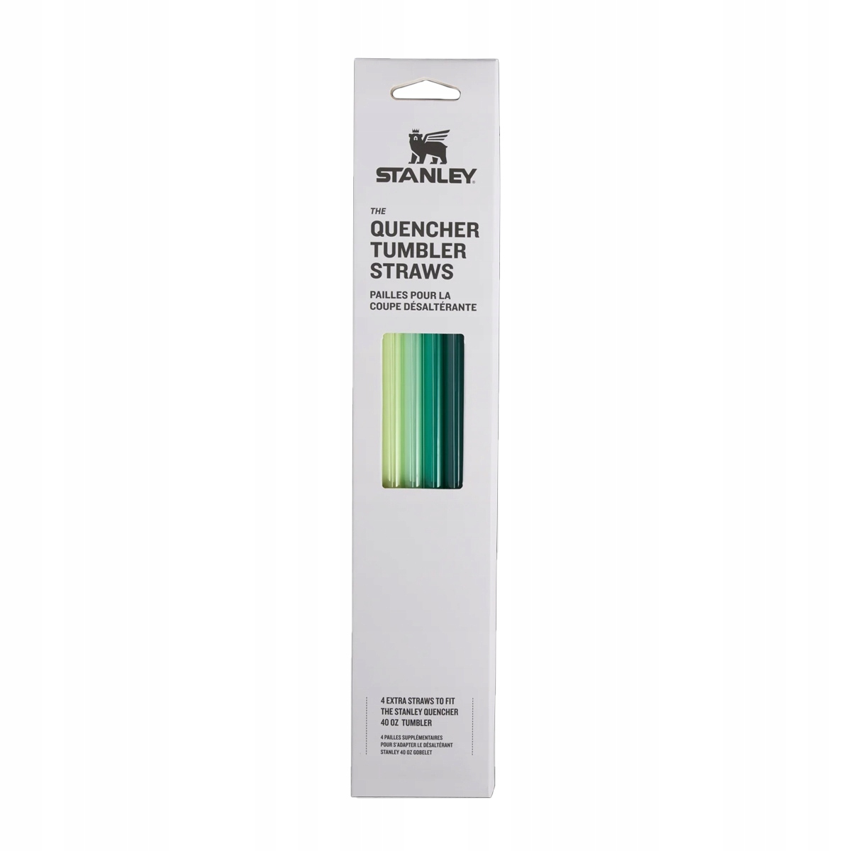 Słomki do Stanley Quencher H2.O FlowState 1,18 L Green- 4 sztuki