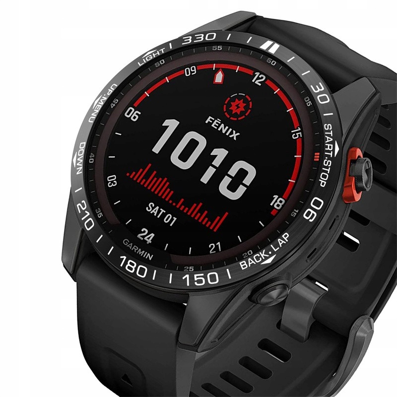 RING BEZEL NAKŁADKA ETUI DO GARMIN FENIX 7X PRO SAPPHIRE SOLAR CZARNY Kod producenta 3130
