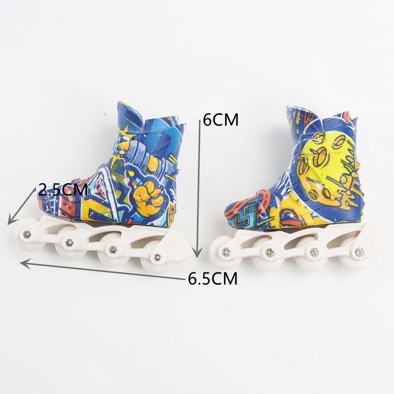 2pcs/pair Finger Roller Skates for Children Cute